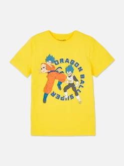 Hauts Et T-Shirts|Primark T-shirt Graphique Dragon Ball Z Jaune
