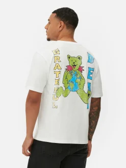T-Shirts Et Sweat-Shirts À Motifs|Hauts Et T-Shirts|Primark T-shirt Graphique Grateful Dead Blanc