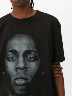 Hauts Et T-Shirts|Hauts Et T-Shirts|Primark T-shirt Graphique Lil Wayne Noir