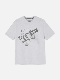 T-Shirts Et Sweat-Shirts À Motifs|Hauts Et T-Shirts|Primark T-shirt Graphique Looney Tunes Gris chiné