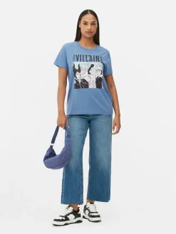 Hauts Et T-Shirts|Primark T-shirt Graphique Méchants Disney Bleu foncé