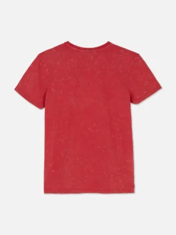 Hauts Et T-Shirts|Primark T-shirt Graphique NBA Chicago Bulls Rouge