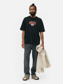 Hauts Et T-Shirts|Primark T-shirt Graphique NFL Kansas City Chiefs Noir