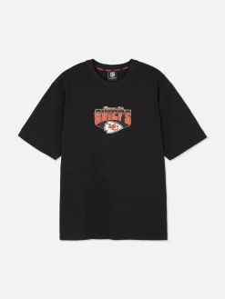 Hauts Et T-Shirts|Primark T-shirt Graphique NFL Kansas City Chiefs Noir