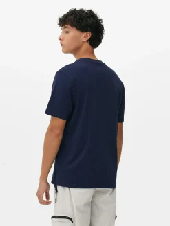 Hauts Et T-Shirts|Primark T-shirt Graphique NYC Studios Bleu marine