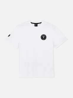 Hauts Et T-Shirts|Primark T-shirt Imprimé Logo Inter Miami CF Blanc