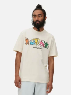 Hauts Et T-Shirts|Primark T-shirt Keith Haring Untitled (Dance) Écru
