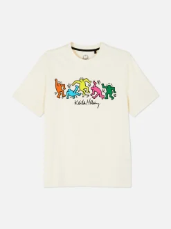 Hauts Et T-Shirts|Primark T-shirt Keith Haring Untitled (Dance) Écru