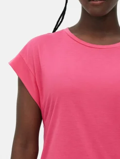 Hauts Et T-Shirts|Primark T-shirt Long Essential Rose