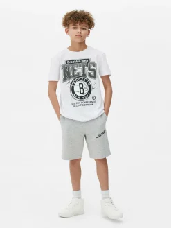 Hauts Et T-Shirts|Primark T-shirt NBA Brooklyn Nets Blanc