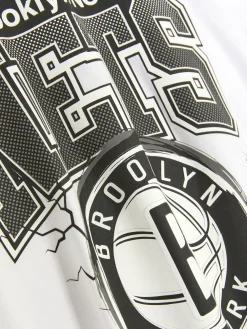 Hauts Et T-Shirts|Primark T-shirt NBA Brooklyn Nets Blanc
