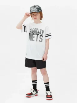 Hauts Et T-Shirts|Primark T-shirt NBA Brooklyn Nets Blanc