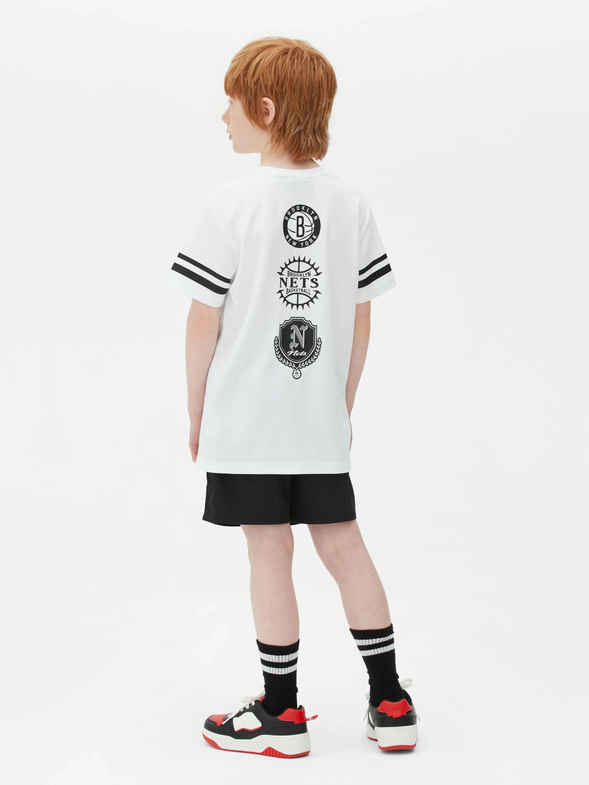 Hauts Et T-Shirts|Primark T-shirt NBA Brooklyn Nets Blanc