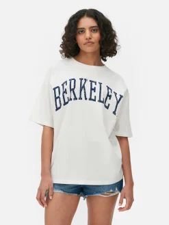 Hauts Et T-Shirts|Primark T-shirt Oversize à Coordonner Berkeley Ivoire
