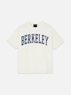 Hauts Et T-Shirts|Primark T-shirt Oversize à Coordonner Berkeley Ivoire