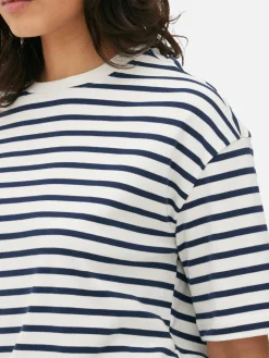 Hauts Et T-Shirts|Primark T-shirt Oversize à Manches Courtes Multicolore