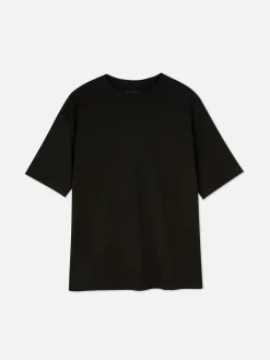 Hauts Et T-Shirts|Primark T-shirt Oversize En Jersey Incontournable Noir