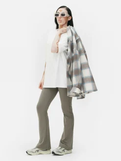 Hauts Et T-Shirts|Primark T-shirt Oversize En Jersey Incontournable Blanc