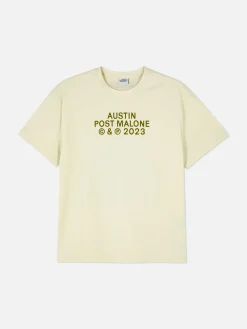 T-Shirts Et Sweat-Shirts À Motifs|Hauts Et T-Shirts|Primark T-shirt Post Malone Austin Tournée 2023 Écru