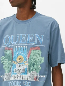 T-Shirts Et Sweat-Shirts À Motifs|Hauts Et T-Shirts|Primark T-shirt Queen Tour Bleu