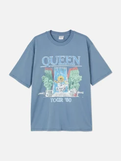 T-Shirts Et Sweat-Shirts À Motifs|Hauts Et T-Shirts|Primark T-shirt Queen Tour Bleu