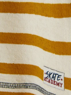 Hauts Et T-Shirts|Primark T-shirt Rayé à Rayures Et Manches Longues Jaune moutarde