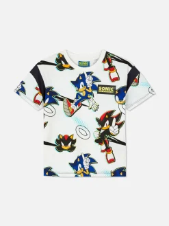 Hauts Et T-Shirts|Primark T-shirt Sonic Le Hérisson Et Shadow Écru