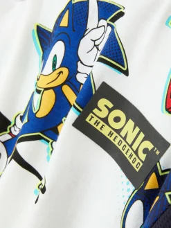 Hauts Et T-Shirts|Primark T-shirt Sonic Le Hérisson Et Shadow Écru