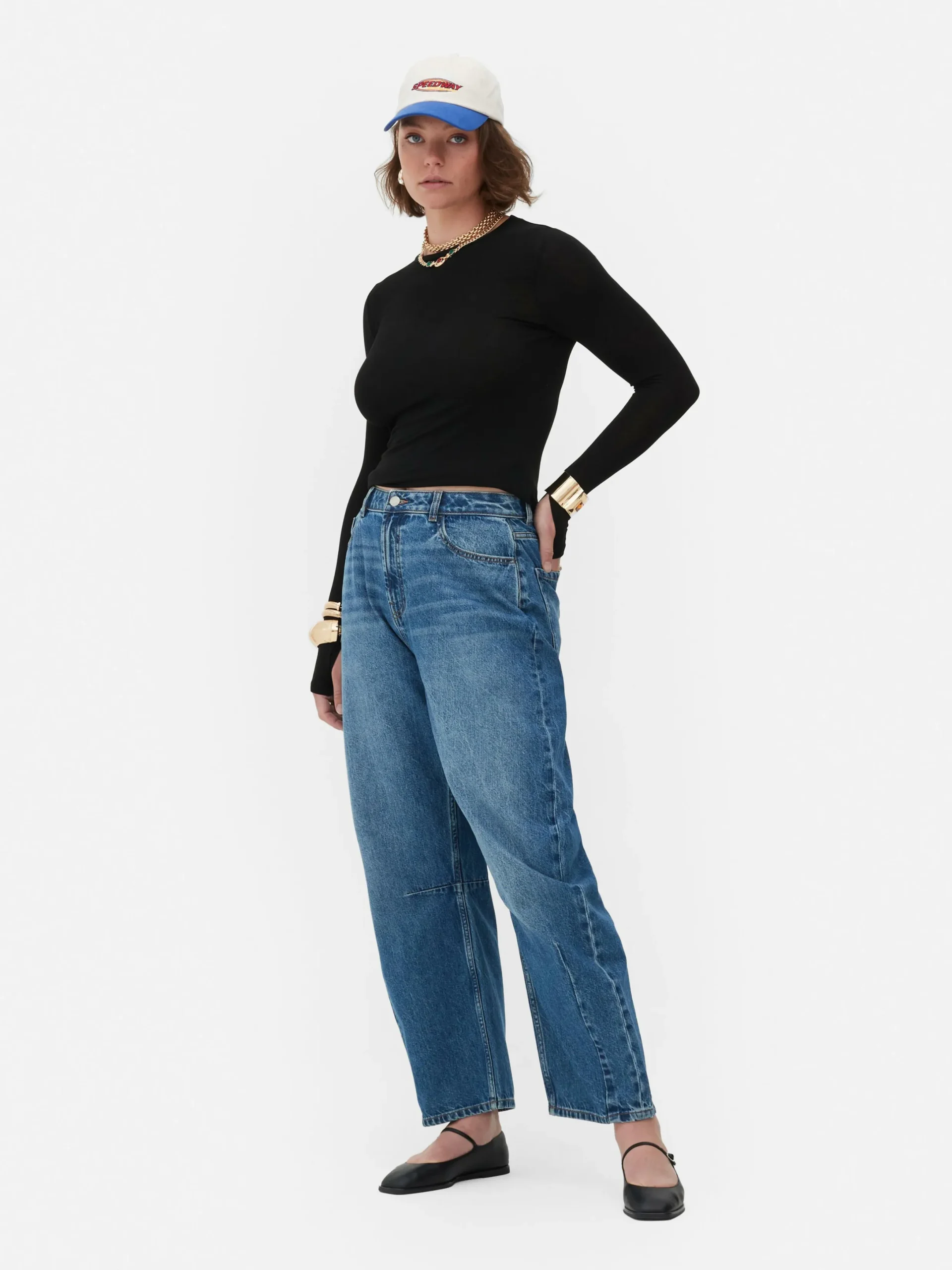 Hauts Et T-Shirts|Primark T-shirt Stretch à Manches Longues Rita Ora Noir