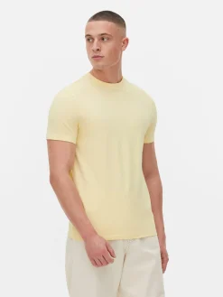 Hauts Et T-Shirts|Primark T-shirt Stretch Classique Jaune