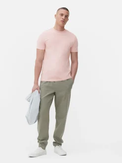 Hauts Et T-Shirts|Primark T-shirt Stretch Classique Rose