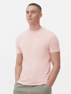Hauts Et T-Shirts|Primark T-shirt Stretch Classique Rose