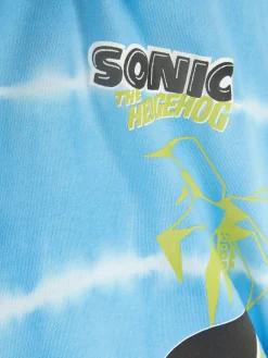 Hauts Et T-Shirts|Primark T-shirt Tie Dye Sonic Le Hérisson Bleu