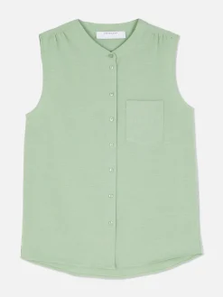 Chemises Et Blouses|Primark Tunique Sans Manches Vert