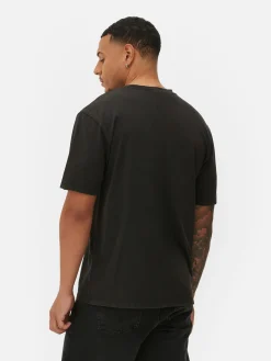 Tout Halloween|Hauts Et T-Shirts|Primark Un T-shirt Graphique Orange Mécanique Noir