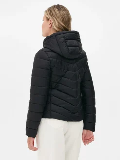 Manteaux Et Vestes|Primark Une Doudoune Rembourrée à Capuche Super Légère Noir 2