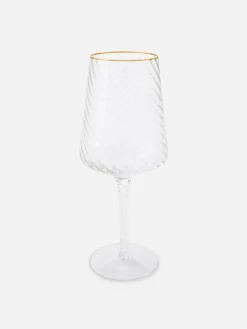 Art De La Table|Primark Verre à Vin Tourbillon Transparent