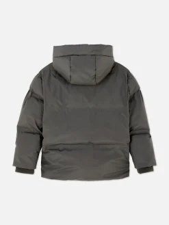 Manteaux Et Vestes|Primark Veste à Capuche Zippée Anthracite