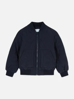 Manteaux Et Vestes|Primark Veste Bomber Matelassée Bleu marine