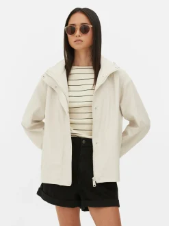 Manteaux Et Vestes|Primark Veste De Pluie à Capuche Naturel