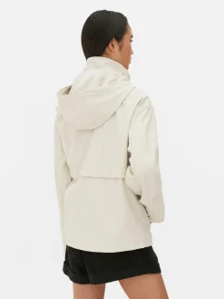 Manteaux Et Vestes|Primark Veste De Pluie à Capuche Naturel