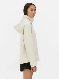 Manteaux Et Vestes|Primark Veste De Pluie à Capuche Naturel