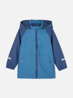 Manteaux Et Vestes|Primark Veste De Pluie Zippée Bleu