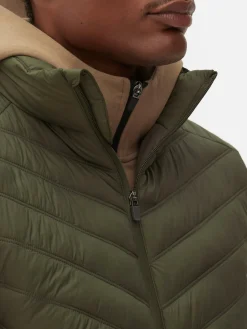 Manteaux Et Vestes|Vêtements De Sport|Primark Veste De Sport Matelassée Sans Manches Kaki