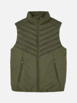 Manteaux Et Vestes|Vêtements De Sport|Primark Veste De Sport Matelassée Sans Manches Kaki