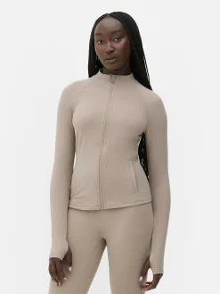 Vêtements De Sport|Primark Veste De Sport Souple Zippée Rita Ora Fauve