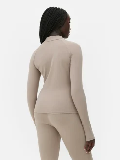 Vêtements De Sport|Primark Veste De Sport Souple Zippée Rita Ora Fauve