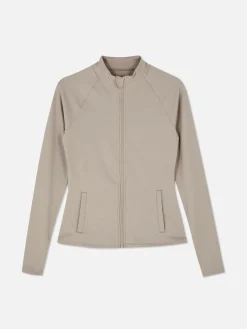 Vêtements De Sport|Primark Veste De Sport Souple Zippée Rita Ora Fauve