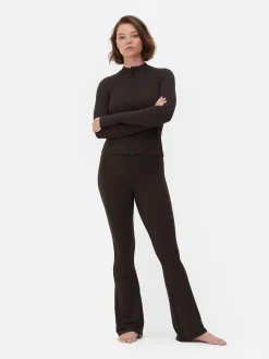 Vêtements De Sport|Primark Veste De Sport Souple Zippée Rita Ora Chocolat