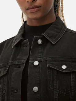 Denim|Manteaux Et Vestes|Primark Veste En Jean Noir